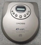 Koss CDP2045 Silver Player Asp Plus Anti Skip Adv Shock Protect Dyn Bass. Fixed Price $17.98.