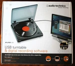 Audio Technica AT-LP2D-USB Automatic Turntable, Output Works Great!. Fixed Price $80.00.