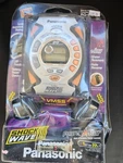 Panasonic Shockwave Power Star Hand Grip Water Resistant Radio Cassette Player. Fixed Price $189.00.