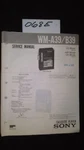 Sony WM-A39 B39 Stereo Cassette Player Walkman Service Manual Original Repair. Fixed Price $25.00.