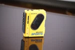 Sony Walkman WM-F75 Yellow Portable Cassette Player Auto Reverse Am/fm Radio. Fixed Price $65.00.