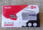 Indin Model BC-R119 Fm/am Mini Radio Receiver Battery Powered Pocket; C9. Fixed Price $11.93.