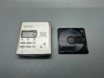 Untested Sony Portable Recorder Digital Mega Bass MZ-R55 + Minidisc. Fixed Price $65.00.