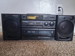 Vintage Panasonic RX-DT680 Boombox Am/fm Cd Dual Cassette Stereo Fully Tested. Fixed Price $195.00.