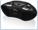 Ilive IBC233B Stereo Boombox Bluetooth/radio/cd Player - Tested, No Read. Fixed Price $44.99.