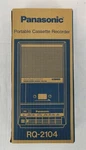 Panasonic Portable Cassette Recorder (RQ-2102) W/ Box Singapore, Vintage. Fixed Price $219.99.