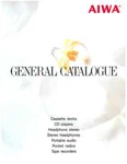 Aiwa - Brochure Catalogue 1990 English. Fixed Price $13.99.