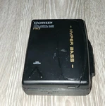 Vintage Citizen JWS636K Compact Stereo Cassette Player Hyper Bass Tested - Read. Fixed Price $26.05.