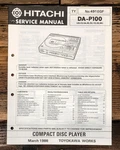 Hitachi DA-P100 Cd Player Service Manual *original*. Fixed Price $24.97.