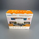 Digitnow Bluetooth Record Player W/ Speakers Usb Sd Encoding 3-SPEED New. Fixed Price $54.99.