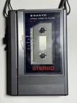 Sanyo M-G9 Portable Cassette Player Walkman Tested Working Ff Button Loose. Fixed Price $40.00.