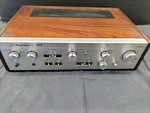 Luxman L-45A Integrated Amplifier Wood Cabinet Duo-beta Circuit Tested Working. Fixed Price $733.00.