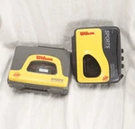 2-VTG 90S Wilson Sports WSW889/WS38 Yellow Am/fm Stereo Cassette Player Walkman. Fixed Price $18.74.