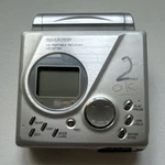 Sharp MD-MT90 Minidisc Recorder Silver Bass Boost Display Screen Edit Function. Fixed Price $100.00.