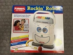 + Playskool Electronics 1990 Rockin' Robot Am / Fm Radio Cassette Recorder Nib. Fixed Price $395.00.