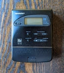Sharp MD-D10 Black Mini Disc Portable Player. Fixed Price $99.00.