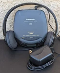 Panasonic Portable Cd Player SL-S125 Xbs Heat Resistant +power Supply/headphones. Fixed Price $49.99.