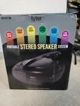 Tyler Portable Cd Player Boombox With Fm Radio, Bluetooth. Fixed Price $35.00.