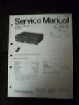 Technics Service Manual For The SL-PS70 Cd Changer Player. Fixed Price $10.98.