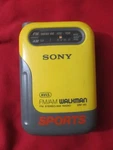 Sony Walkman Sports Radio SRF-85 Am/fm Portable Yellow Gray Tested. Fixed Price $19.99.