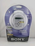 Vintage Sony D-CJ01 Portable Cd Walkman MP3 Player Silver 2001 Factory Sealed. Fixed Price $299.00.