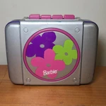 Vtg 1999 Mattel Barbie Floral Portable Stereo Tape Cassette Player Tested Works. Fixed Price $35.00.