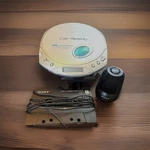 Sony Walkman D-E356CK Cd Player Esp Max W/ Original Remote & Car Connect Tape. Fixed Price $65.00.