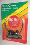 Vintage Koco Supernamic Stereo Sound Lightweight Audio Headphone KC-H10 Nos. Fixed Price $7.99.