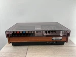 Vintage Teac Stereo Cassette Deck Player 360 Japan With Clear Lid Lights Up. Fixed Price $149.99.