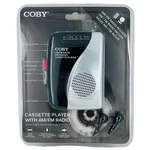 Coby CVR-28-BLK Portable Cassette Recorder Am Fm Radio With Earbuds Black Retro. Fixed Price $32.62.