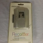 Memorex Vox Personal Cassette Recorder MB1057SIL 90S Voice Transcriber. Fixed Price $22.43.