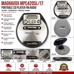 Magnavox MPC420SL/17 Digital Fm Tuner Radio Portable Cd Player Jog Proof Works!. Fixed Price $15.95.