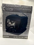 Delstar 5.5" Vintage Portable Black And White Tv & Am/fm Radio Garage Shop. Fixed Price $24.95.