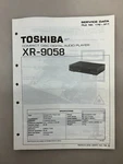 Toshiba XR-9058 Original Service Manual Free Shipping. Fixed Price $14.00.