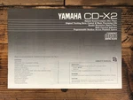 Yamaha CD-X2 Player Owners / User Manual *original*. Fixed Price $24.97.