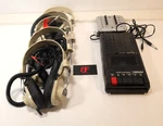Califone 1300AV Cassette Recorder 2924AV-P 5 X Headphones EL4261. Fixed Price $33.95.