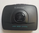 Emerson Vintage Portable Stereo Cassette Player Bass Boost Works, No Headphones. Fixed Price $10.95.