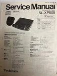Technics SL-XP505 Portable Cd Player Service Manual Rare Vintage. Fixed Price $26.59.