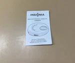 Insignia Portable Cd Player Model IS-PA040722..(ONLY The Booklet). Fixed Price $5.00.