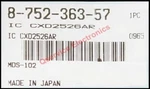 1 Pcs New And Genuine Sony 8-752-363-57 Ic CXD2526AR For Minidisk Decks. Fixed Price $25.00.