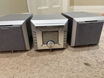Philips MZ-3/37 Compact Audio System Silver Black 20W Rms. Fixed Price $160.00.