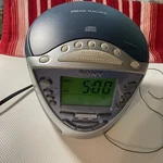 Sony Dream Machine ICF-CD843V Player Clock Radio Am/fm Tv Weather Tested Work. Fixed Price $35.00.