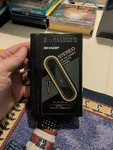 Vintage Sharp JC-130BK Portable Am/fm Stereo Cassette Tape Player Untested. Fixed Price $12.99.