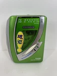 Aiwa HS-TA32 Vintage Green Am/fm Stereo Cassette Player Walkman Super Bass 18HR. Fixed Price $35.99.
