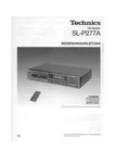 Technics SL-P277A Cd Player Owners Instruction Manual Reprint. Fixed Price $22.24.