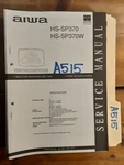 Aiwa HS-SP370 Service Manual Original Repair Book Stereo Radio Tape Deck. Fixed Price $19.99.