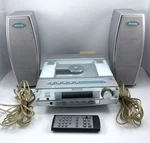 Aiwa XR-X7 Cd Player Stereo System, Original Speakers, Remote Works. Fixed Price $249.99.