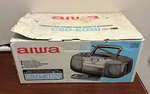 New Aiwa CSD-ED20 Portable Boombox Am/fm Cassette Player Recorder Cd. Fixed Price $180.00.