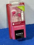 Sony Ear Rock'n Buds Stereo Headphones MDR-EX10LP Color Pink New Sealed. Fixed Price $7.95.
