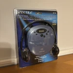 Spectra SP-100 Personal Player Bass Boost Cd-r/rw Blue New Sealed Headphones. Fixed Price $22.99.